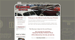 Desktop Screenshot of cusslermuseum.com